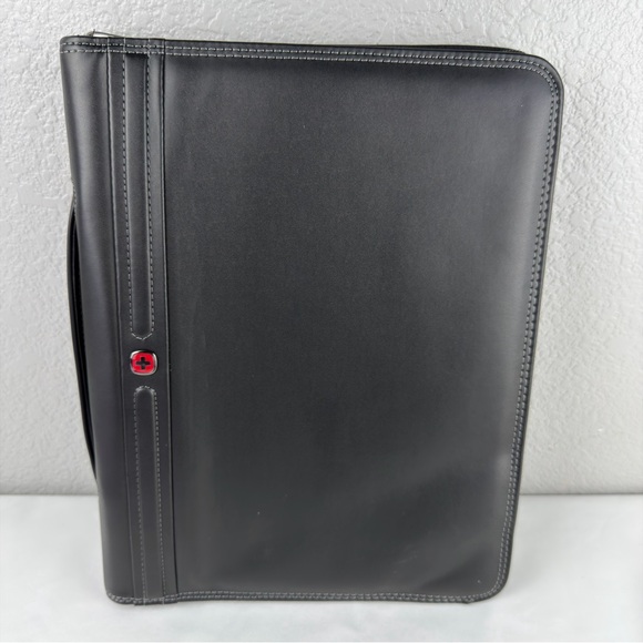 NEW Wenger Concept Zippered Padfolio Envelope Card Holder, Black - Picture 2 of 12